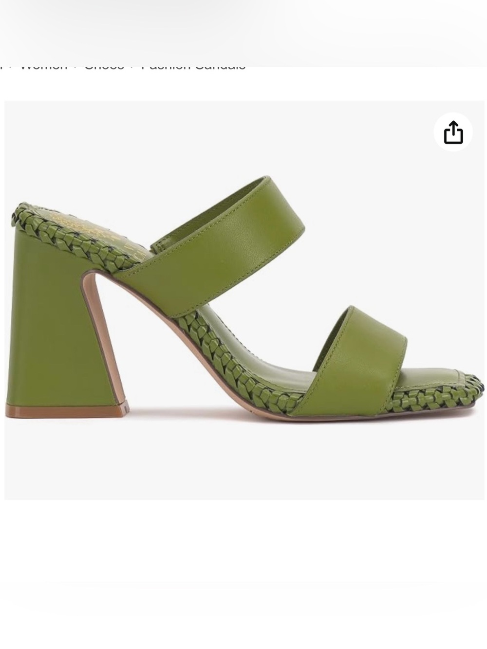 Vince Camuto NIB ‘Kaden’ Block Heel Mule Sandal Size 8.5
